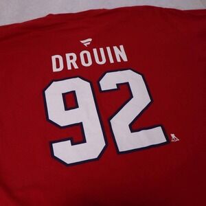 Montreal Canadiens "Drouin 92" Fanatics NHL T‑Shirt – Size 2XL‎ – Excellent